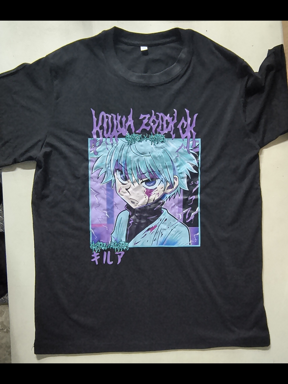 Graphic Hunter Anime Black Short Sleeve Tee